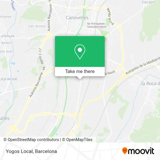 Yogos Local map