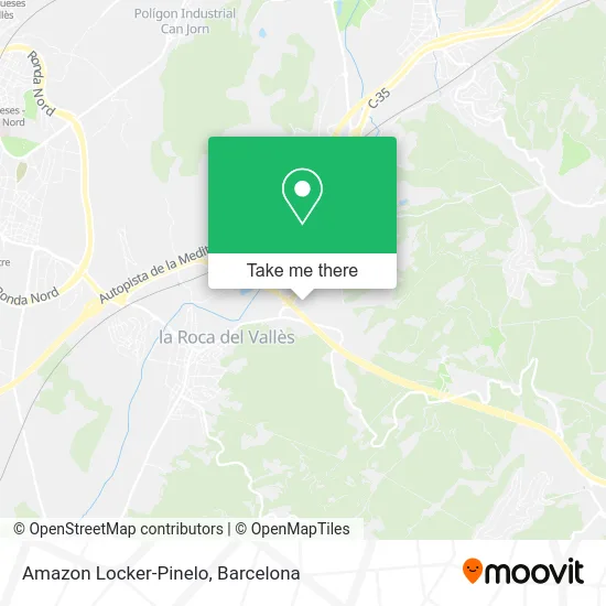 Amazon Locker-Pinelo map