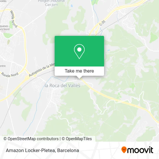 Amazon Locker-Pletea map
