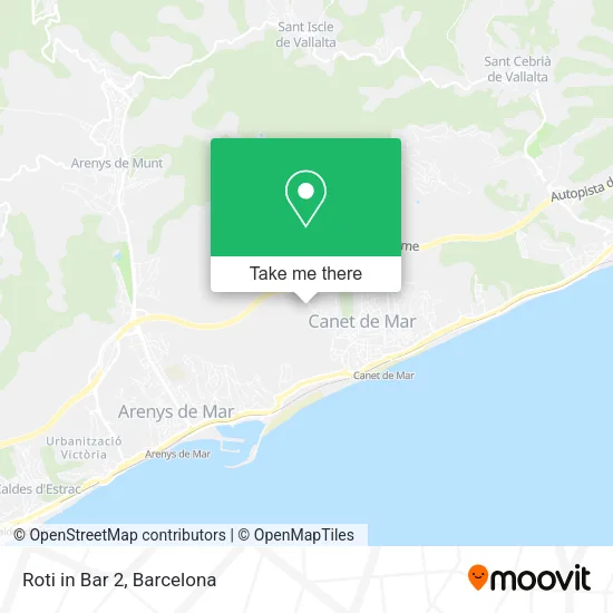 Roti in Bar 2 map