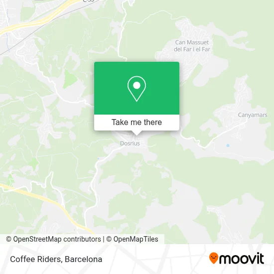 Coffee Riders map
