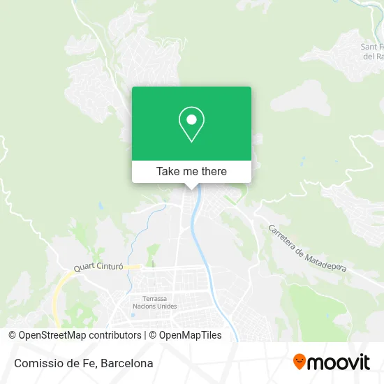 Comissio de Fe map