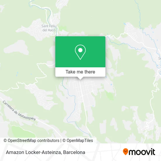 Amazon Locker-Asteinza map