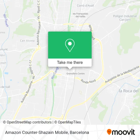 Amazon Counter-Shazain Mobile map
