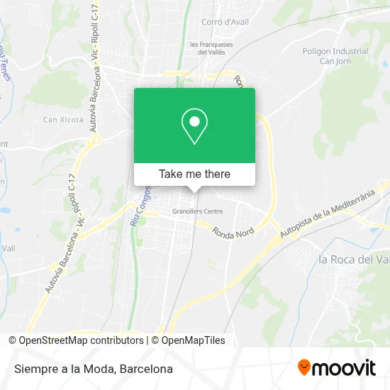 Siempre a la Moda map