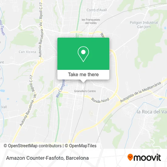 Amazon Counter-Fasfoto map