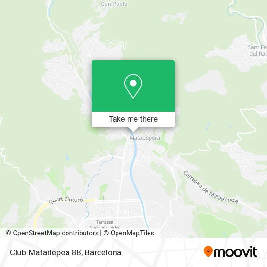Club Matadepea 88 map