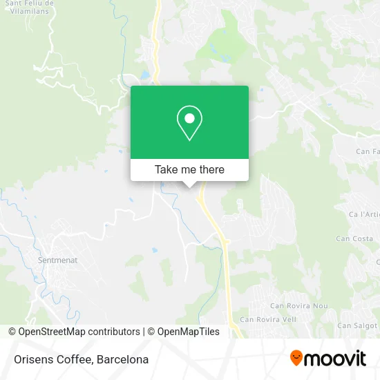 Orisens Coffee map