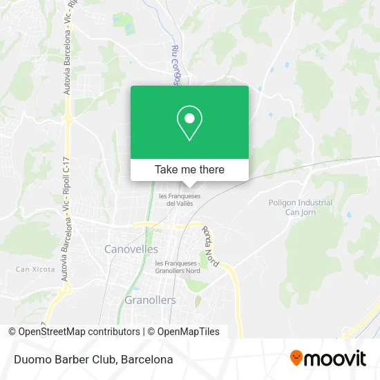 Duomo Barber Club map