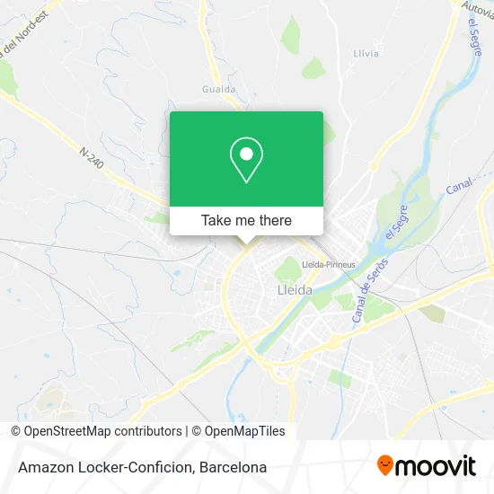 Amazon Locker-Conficion map