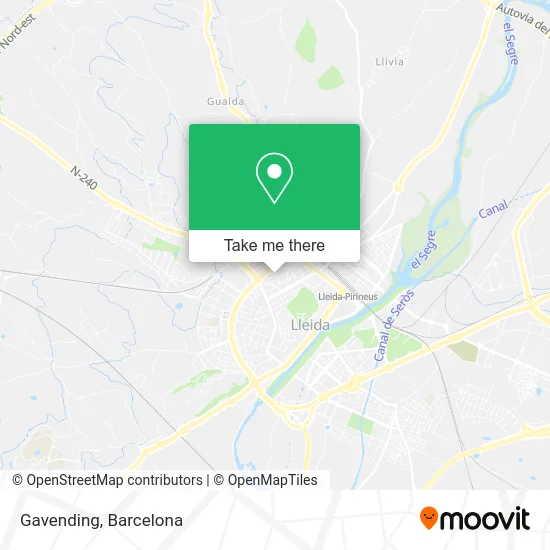 Gavending map