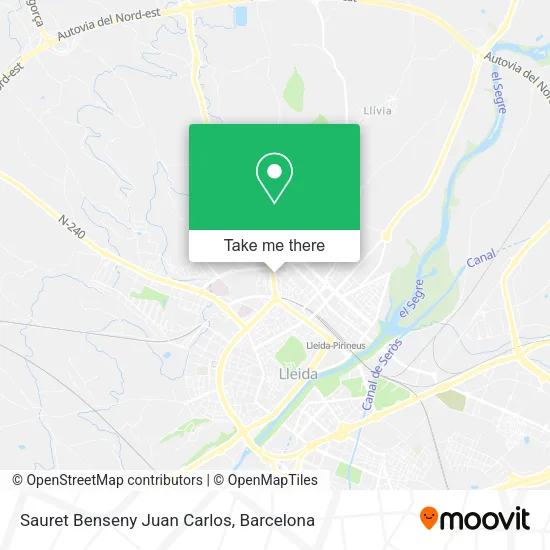 Sauret Benseny Juan Carlos map