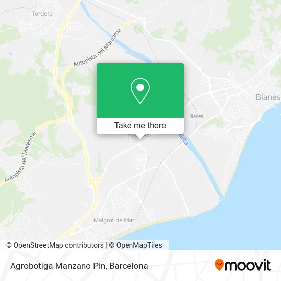 Agrobotiga Manzano Pin map