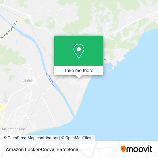 Amazon Locker-Coeva map