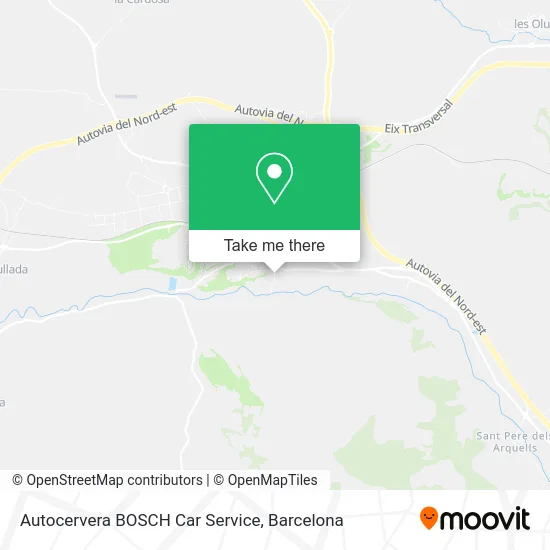 Autocervera BOSCH Car Service map
