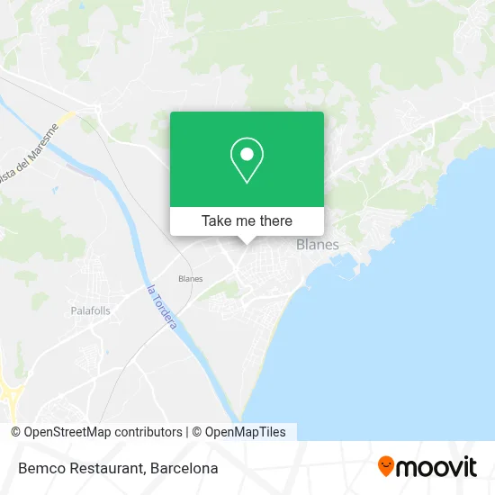 Bemco Restaurant map