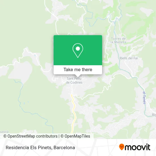 Residencia Els Pinets map