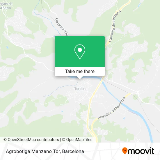 Agrobotiga Manzano Tor map