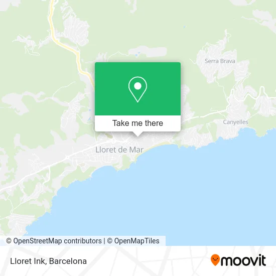 Lloret Ink map