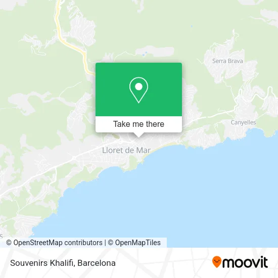 Souvenirs Khalifi map