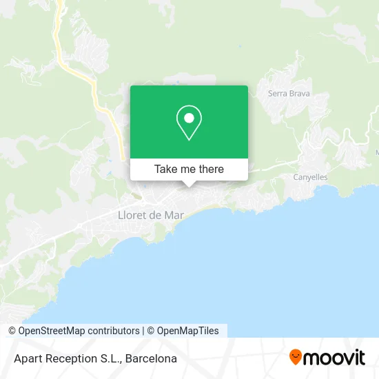 Apart Reception S.L. map