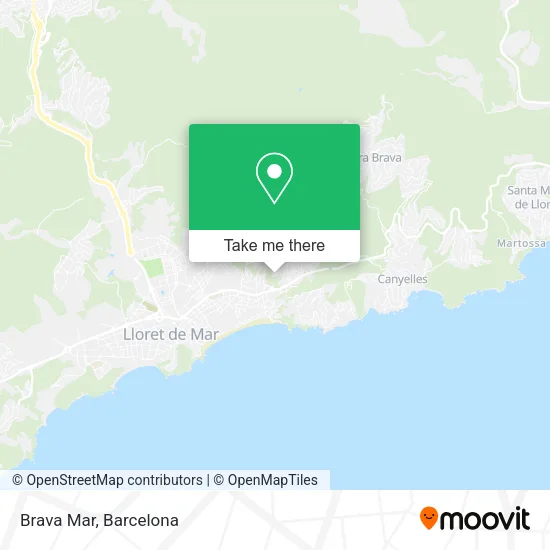 Brava Mar map