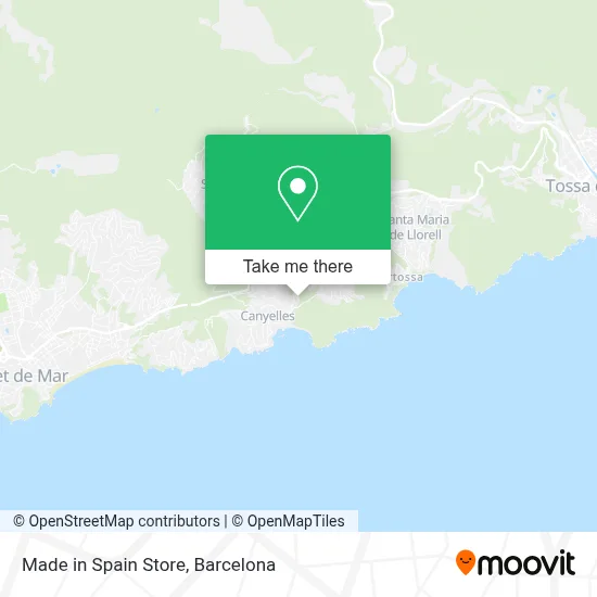 Made in Spain Store map