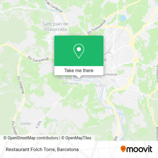 Restaurant Folch Torre map