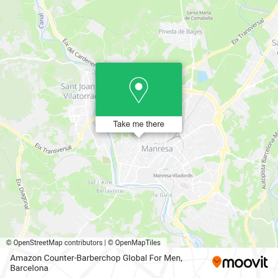 Amazon Counter-Barberchop Global For Men map