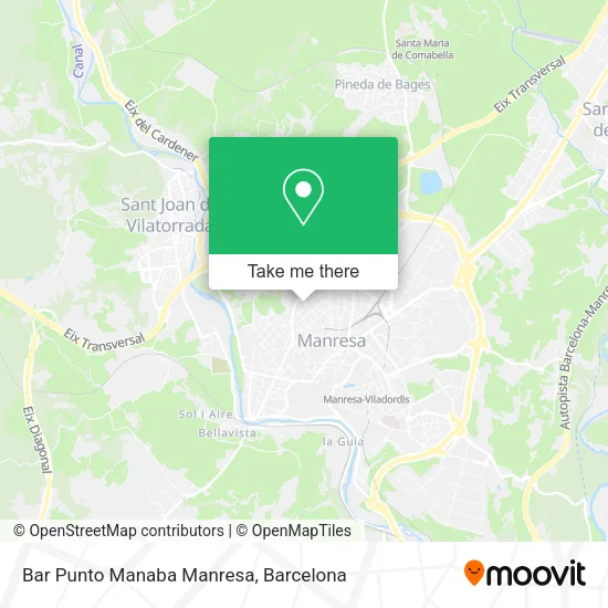 Bar Punto Manaba Manresa map