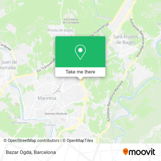 Bazar Ogda map