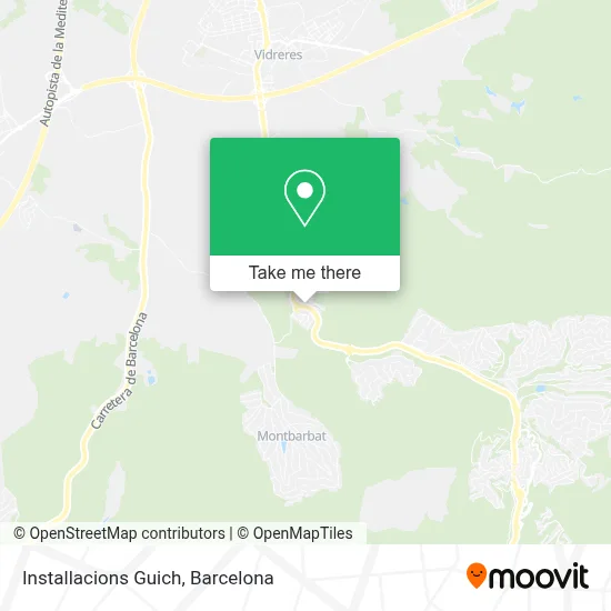 Installacions Guich map