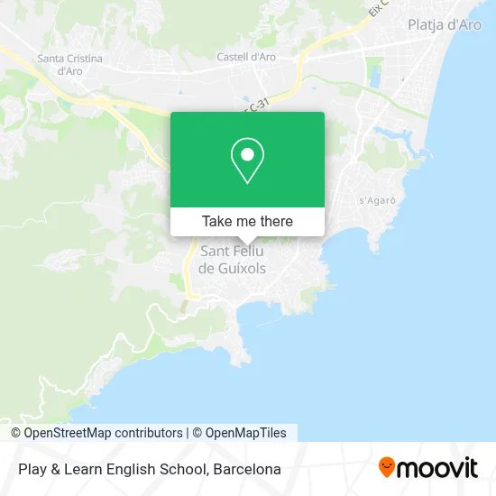 Play & Learn English School map