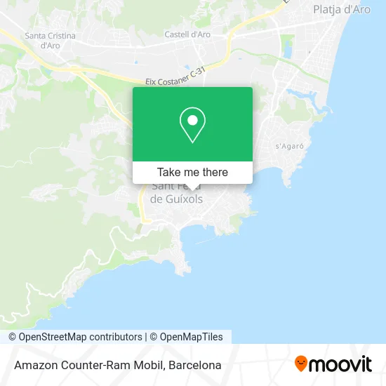 Amazon Counter-Ram Mobil map