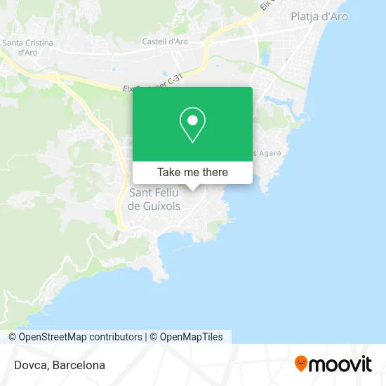 Dovca map