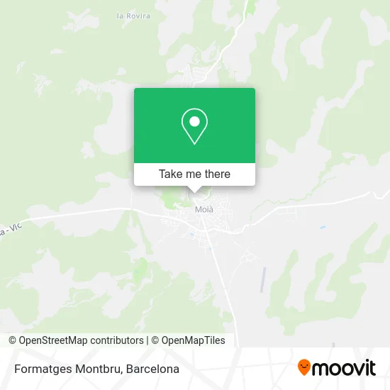 Formatges Montbru map