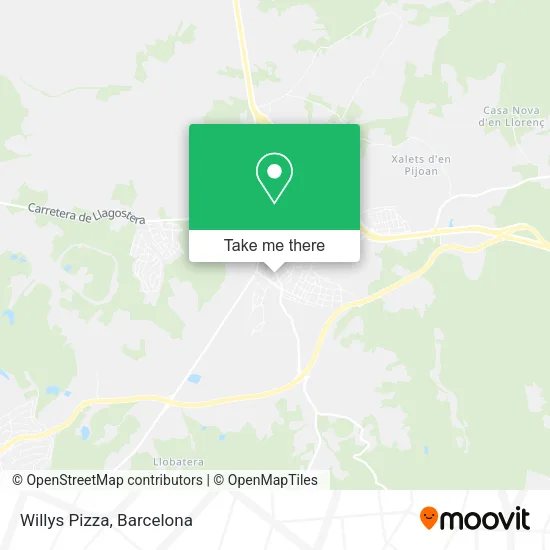 Willys Pizza map