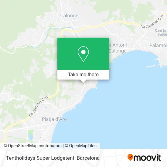 Tentholidays Super Lodgetent map