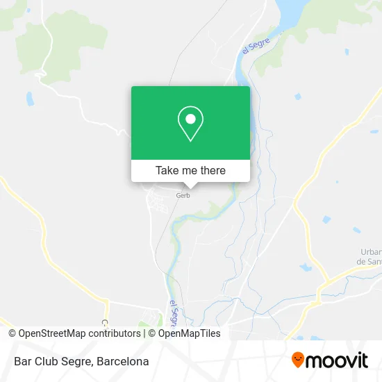 Bar Club Segre map
