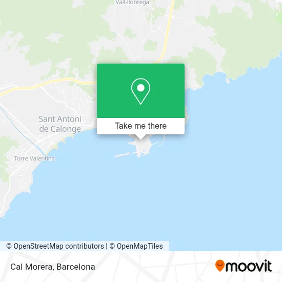 Cal Morera map