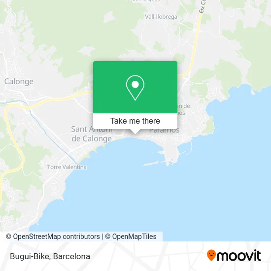 Bugui-Bike map