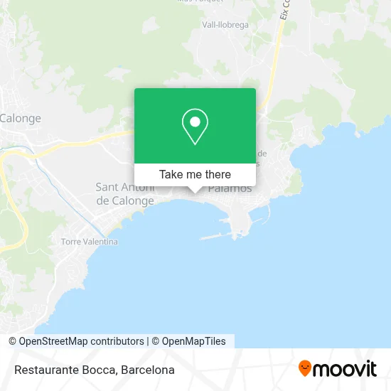 Restaurante Bocca map