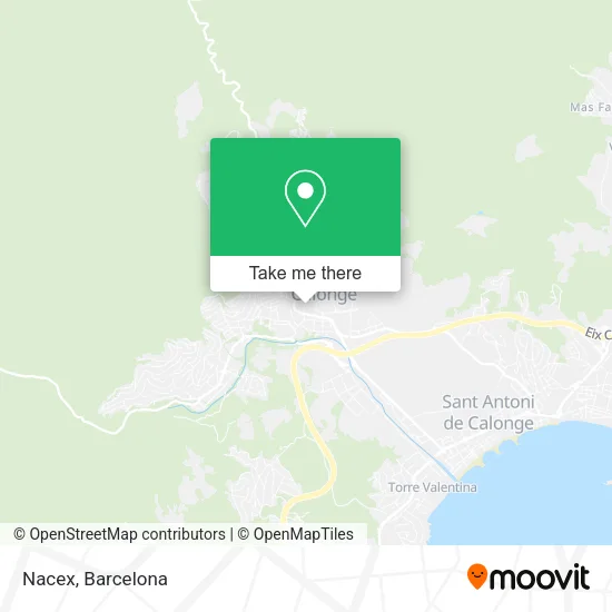 Nacex map