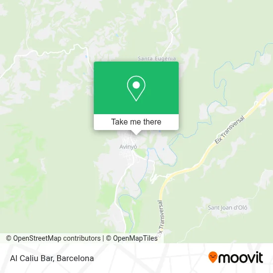Al Caliu Bar map