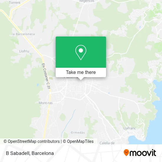 B Sabadell map