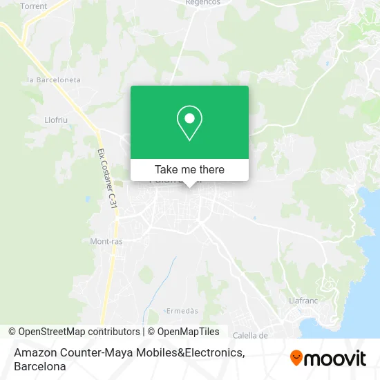 Amazon Counter-Maya Mobiles&Electronics map