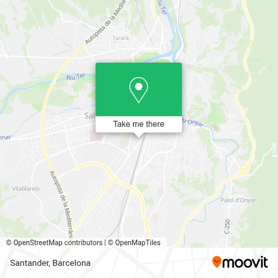 Santander map