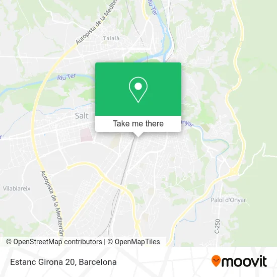 Estanc Girona 20 map