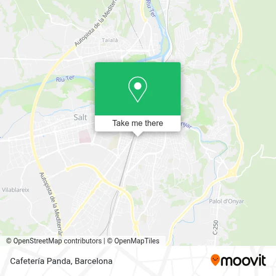 Cafetería Panda map