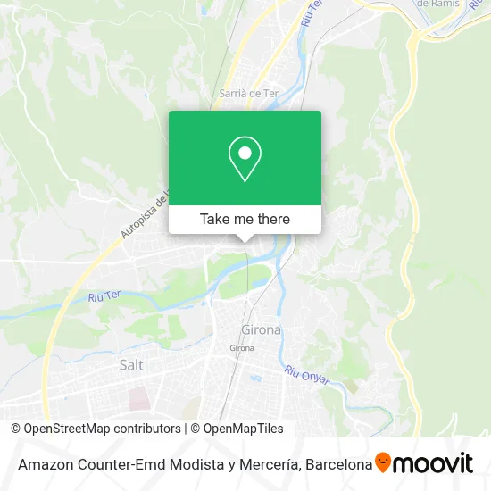 Amazon Counter-Emd Modista y Mercería map